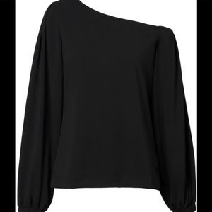 BANANA REPUBLIC ONE SHOULDER BALOON SLEEVE TOP